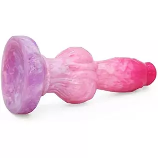 Silicone Wolf Dildo with Knot Thick Anal Dildo Strong Suction Cup Dildo Anal Toy Anal Plug Fantasy G Spot Dragon Dildo Adult Sex