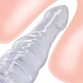 Realistic Silicone Dildo with Powerful Suction Cups, 7.6 Inch Big Penis Dildo Anal Toys for Women Men Butt Plug Masturbator Anal