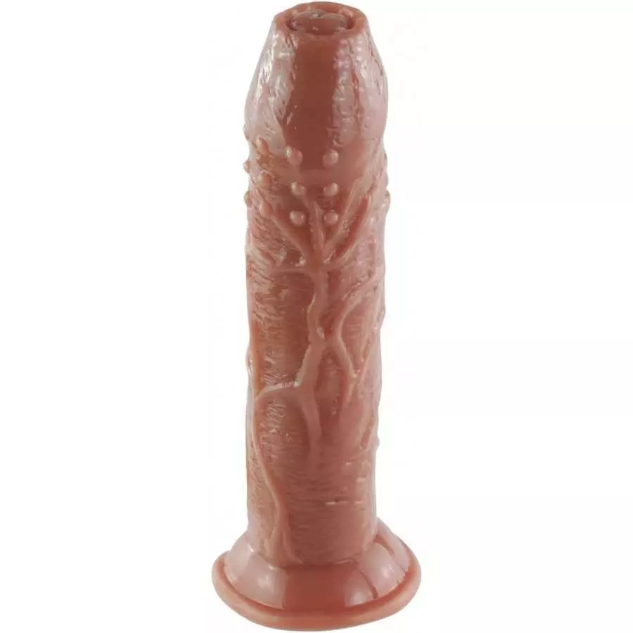Shkanla Realistic Dildo for Beginners, 5.5 Inch Lifelike Dildo with Strong Suction Cup, Waterproof Real Penis with Half-Foreskin