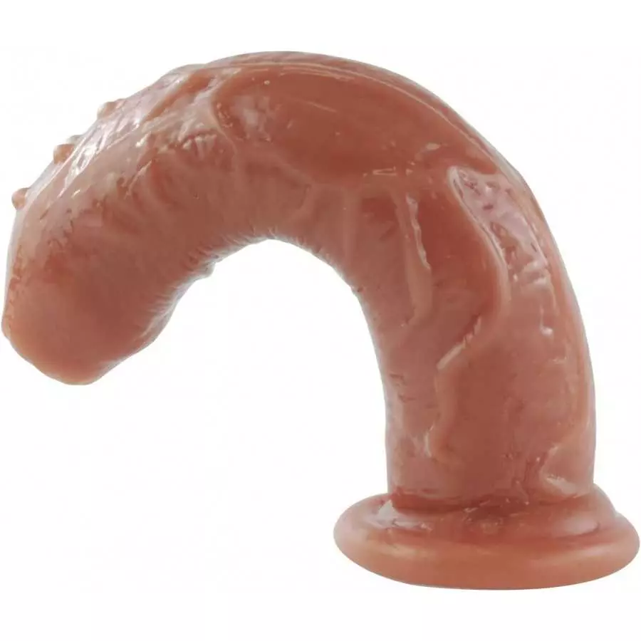 Shkanla Realistic Dildo for Beginners, 5.5 Inch Lifelike Dildo with Strong Suction Cup, Waterproof Real Penis with Half-Foreskin