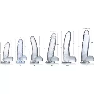 Jock C-Thru Dildo - 10.5 Inch Jock C-Thru Dildo - 10.5 Inch