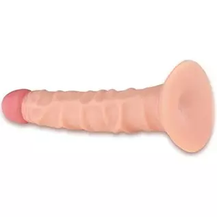 Realistic Suction Cup Dildo - Hands-Free or Strap On Compatible - Lifelike Veins and Tip for Vaginal Penetration Realistic Suction Cup Dildo - Hands-Free or Strap On Compatible - Lifelike Veins and Tip for Vaginal Penetration