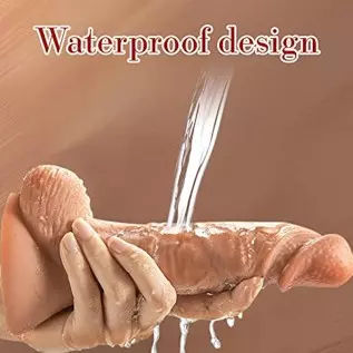 Realistic G-spot Dildo for Women and Man,7.68inch Anal Dildo Liquid Silicone Dildo for Beginners with Real Veins and bulging Tes