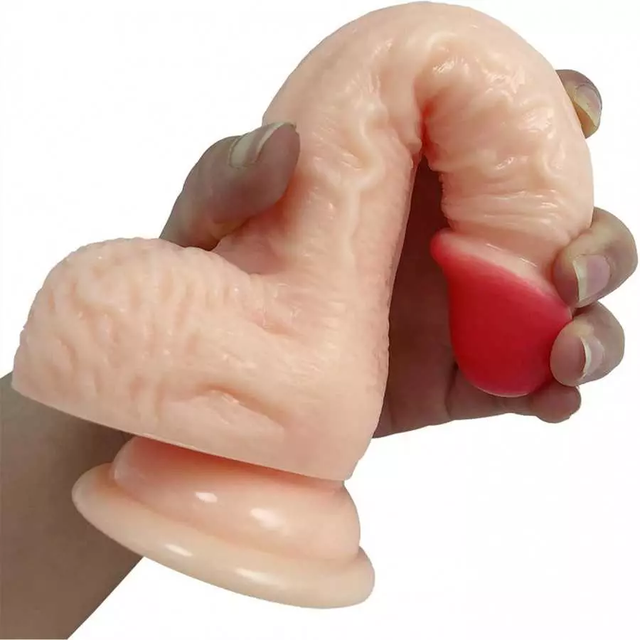 8.66 in Realistic Dildos for Women Electric Vibrator Suction Cup Dildo Men Healthy Soft Material Sex Silicone Penis Beginner (Bl