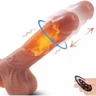 8.66 in Realistic Dildos for Women Electric Vibrator Suction Cup Dildo Men Healthy Soft Material Sex Silicone Penis Beginner (Bl