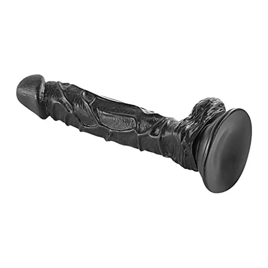 Realistic Dildo with Small Glans - 10 inch Slim Dildo with Strong Suction Cup for Hands-Free Play,Flexible Penis Adult Sex Toys