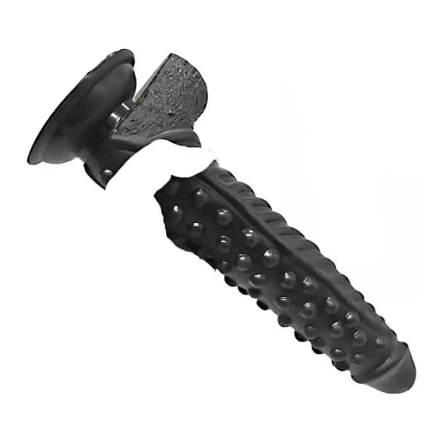 Acudani Dildo Various Particles with Suction, Black