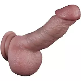 6.88 Inch Huge Thick Dildo with Suction Cup, Lifelike Liquid Silicone Dildos, Realistic and Soft Large Big Monster Dildo, Adult