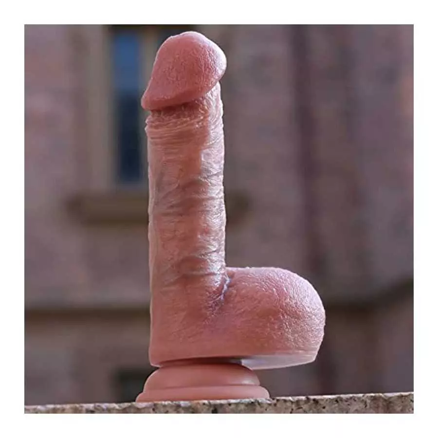 6.88 Inch Huge Thick Dildo with Suction Cup, Lifelike Liquid Silicone Dildos, Realistic and Soft Large Big Monster Dildo, Adult