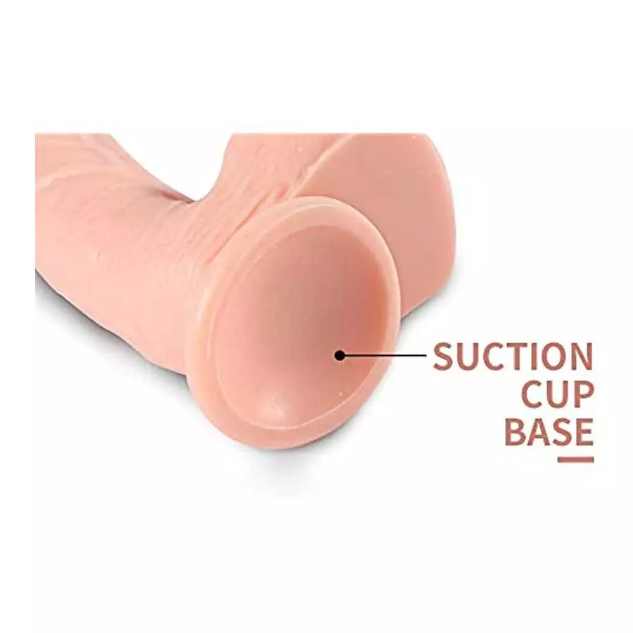 WEMAY 13 Inch Realistic Oversized Long Dildo Lifelike Huge Sex Toy with Powerful Suction Cup G Spot Flexible Big Dildos, 1.0 Cou