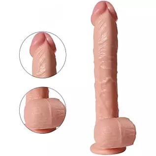 WEMAY 13 Inch Realistic Oversized Long Dildo Lifelike Huge Sex Toy with Powerful Suction Cup G Spot Flexible Big Dildos, 1.0 Cou WEMAY 13 Inch Realistic Oversized Long Dildo Lifelike Huge Sex Toy with Powerful Suction Cup G Spot Flexible Big Dildos, 1.0 Cou