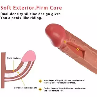 8.5 Inch Realistic Silicone Dildo Adult Toys for Women, Body Safe Material Big Penis with Strong Suction Cup Sex Toy for Women