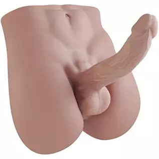 6.83LB Male Torso Dildo Sex Doll, Men's Penis Love Doll for Women Pleasure Toys - 11x9.44 inch