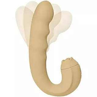 Vibrating Dildo Sex Toy Thrusting G Spot Vibrator for Women Anal Vaginal Clitoris Stimulation with 3 Rotating Speed 10 Vibration