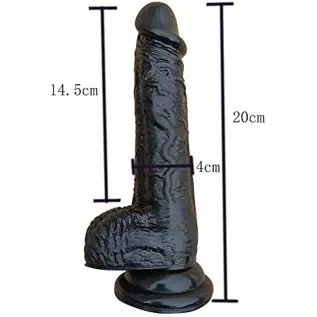 Realistic Dildo with Bullet Vibrator,Adult Vibrating Dildos ,8 inch Big Anal Suction Cup Large Dildos Toy for Female, Silicone S