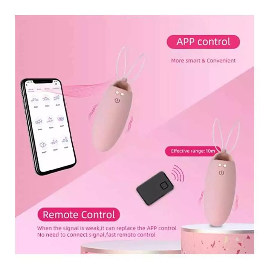 Frenzzzy Golden Goose Wireless Egg Massager with 10 Vibration Modes | Silicone Mini Personal Vibrator Massager for Adult | Water