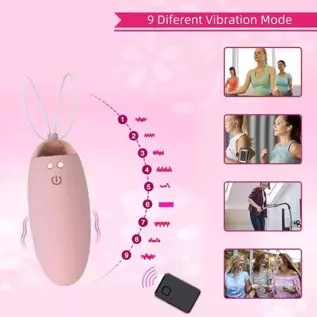 Frenzzzy Golden Goose Wireless Egg Massager with 10 Vibration Modes | Silicone Mini Personal Vibrator Massager for Adult | Water