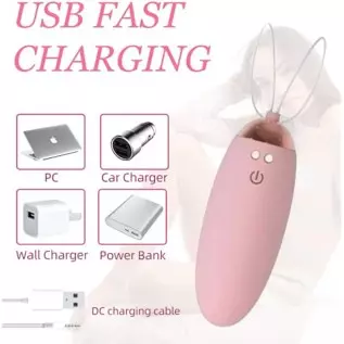 Frenzzzy Golden Goose Wireless Egg Massager with 10 Vibration Modes | Silicone Mini Personal Vibrator Massager for Adult | Water