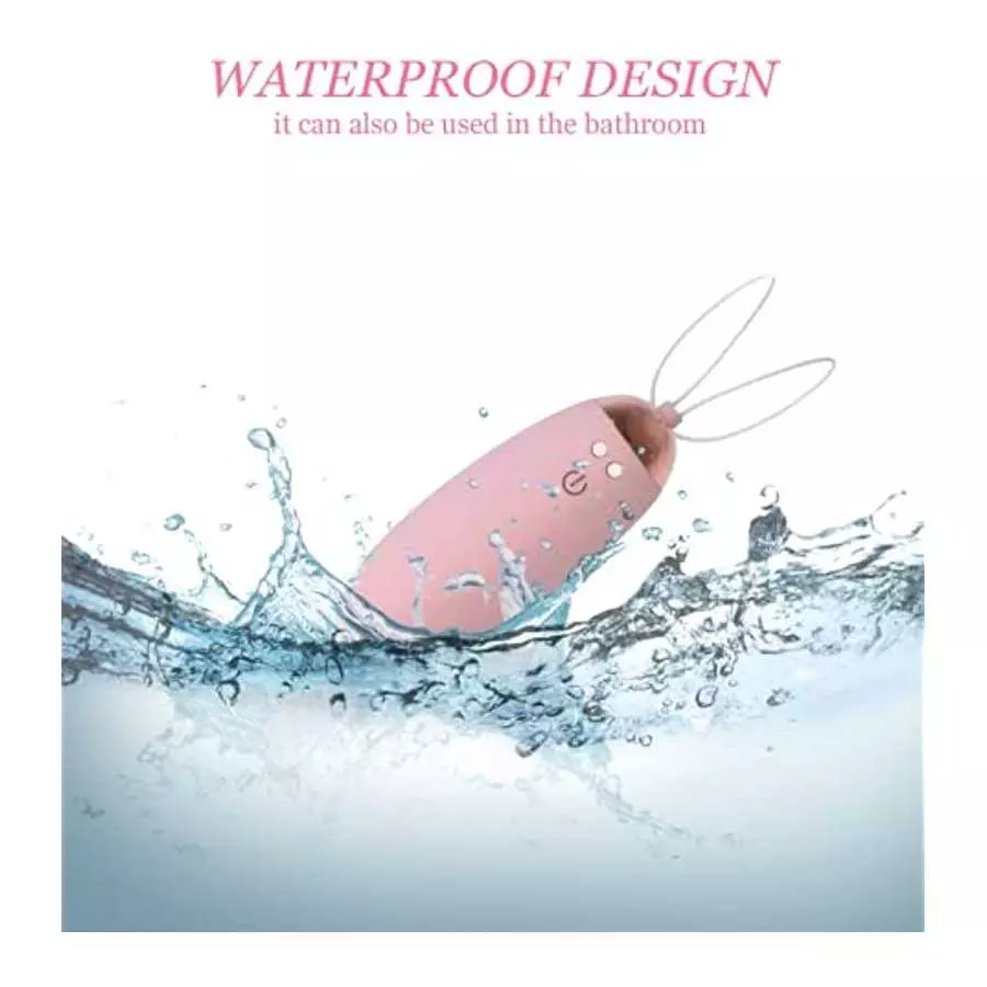 Frenzzzy Golden Goose Wireless Egg Massager with 10 Vibration Modes | Silicone Mini Personal Vibrator Massager for Adult | Water