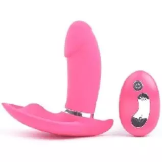 Butterfly Vibrating Penis with Remote, Vibrating Panty, 10 Speed for Pleasure for Him or Her