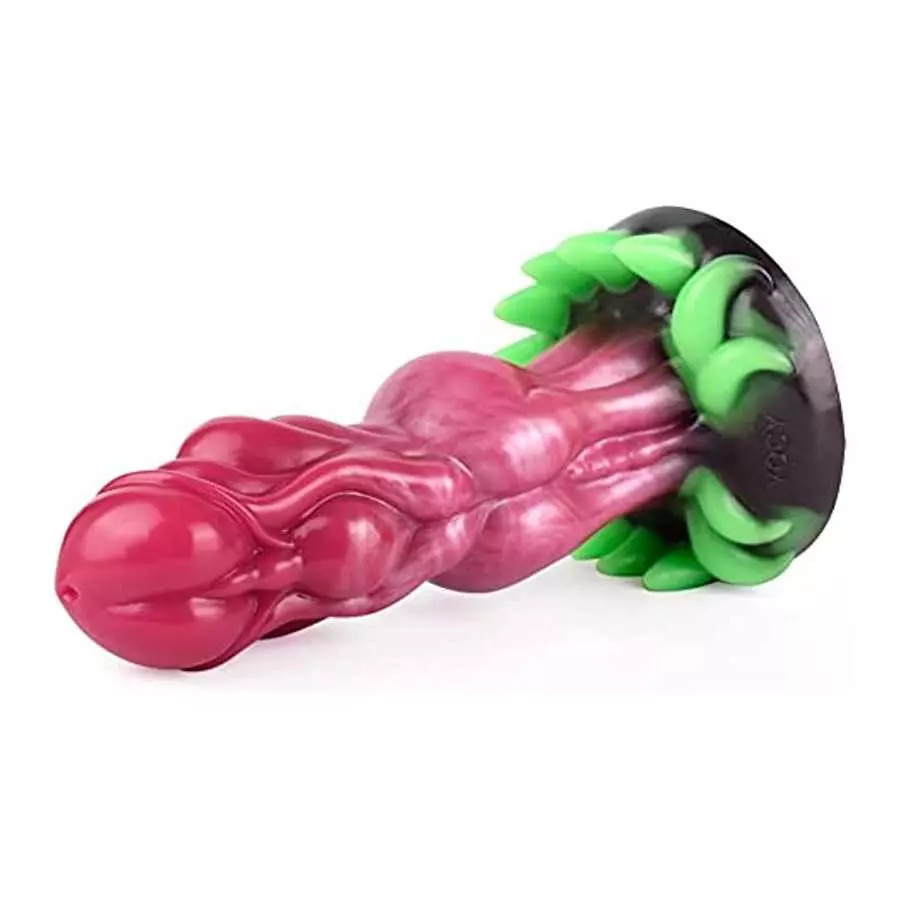 Dragon Dildo Sex Toy for Women Silicone Monster Dildo, Luminous Prostate Anal Dildo for Men with Strong Suction Cup Glow in The