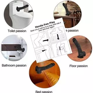 Realistic Dildo with Bullet Vibrator, Adult Vibrating Wand for Her ,8 inch Big Anal Suction Cup Large Dildos Toy for Female, Sil Realistic Dildo with Bullet Vibrator, Adult Vibrating Wand for Her ,8 inch Big Anal Suction Cup Large Dildos Toy for Female, Sil