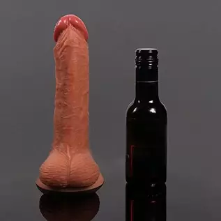 ANFEI Double Layered Silicone Dildo Hyper Realistic Premium Sex Toy 9 Inch Big Dildos Consoladores with Suction Cup