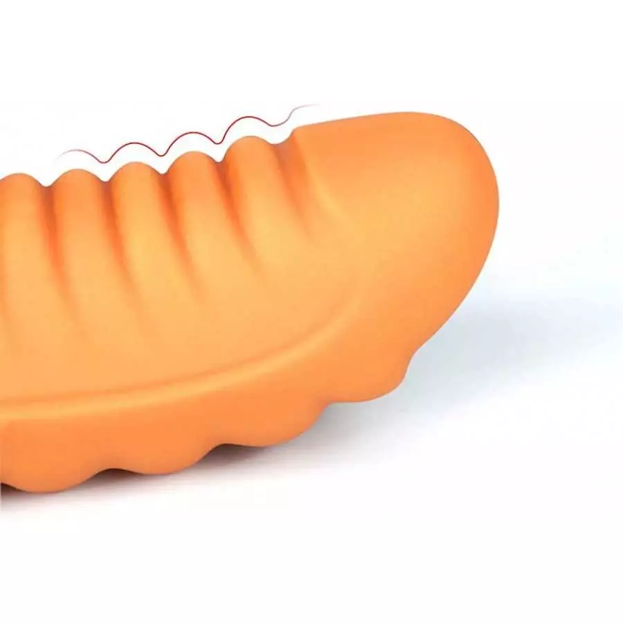 Realistic Dildo for Women Silicone Thread Thick Anal Plug with Strong Suction Cup Sex Factory (L)