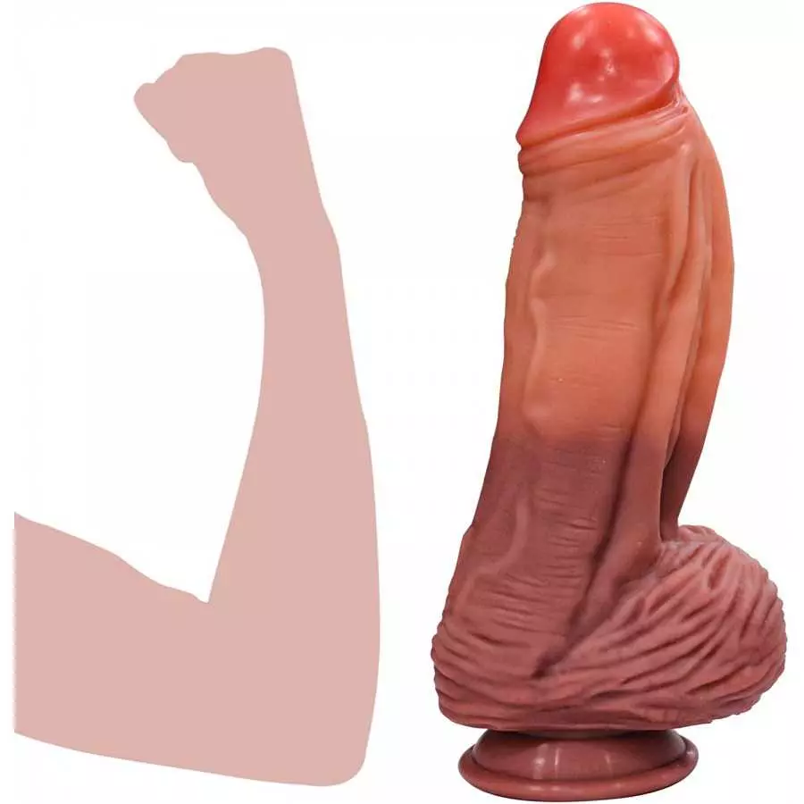 10 Inch Monster Silicone Realistic Dildo with Suction Cup- Big Dildo with Dual Density, Giant Thick Dildo Adult Sex Toy, Large S