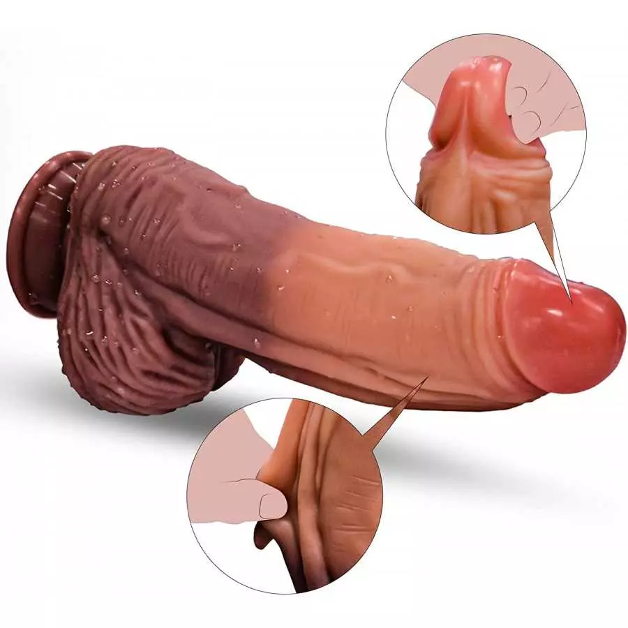 10 Inch Monster Silicone Realistic Dildo with Suction Cup- Big Dildo with Dual Density, Giant Thick Dildo Adult Sex Toy, Large S