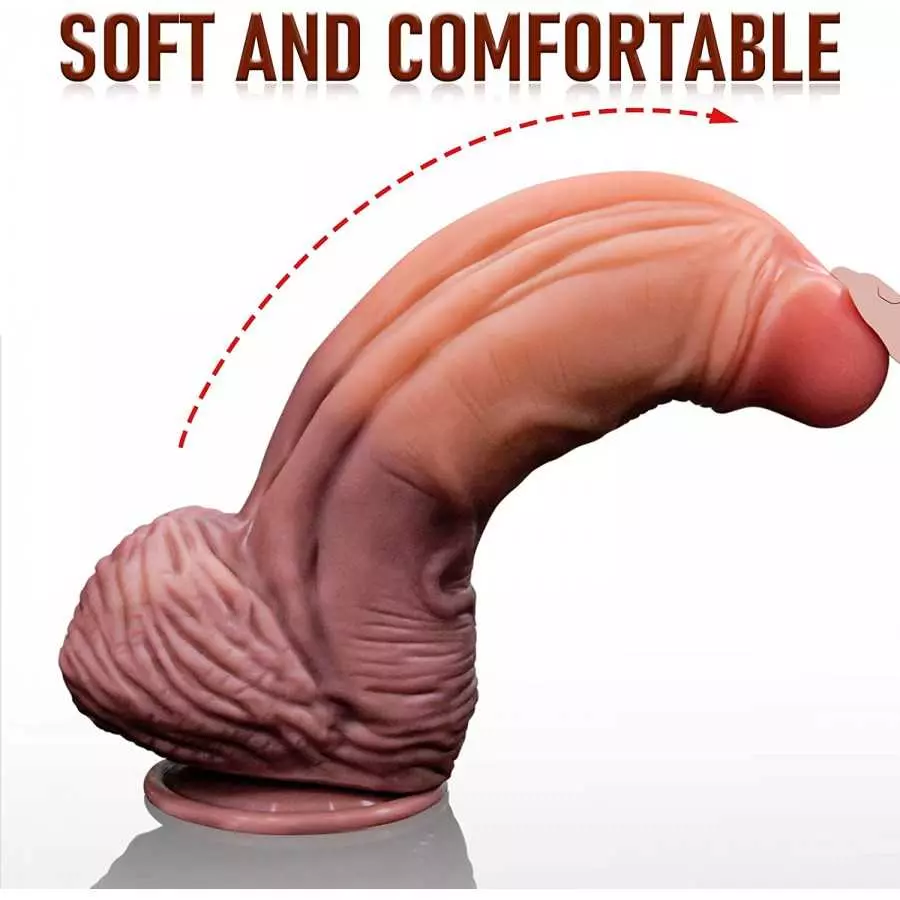 10 Inch Monster Silicone Realistic Dildo with Suction Cup- Big Dildo with Dual Density, Giant Thick Dildo Adult Sex Toy, Large S