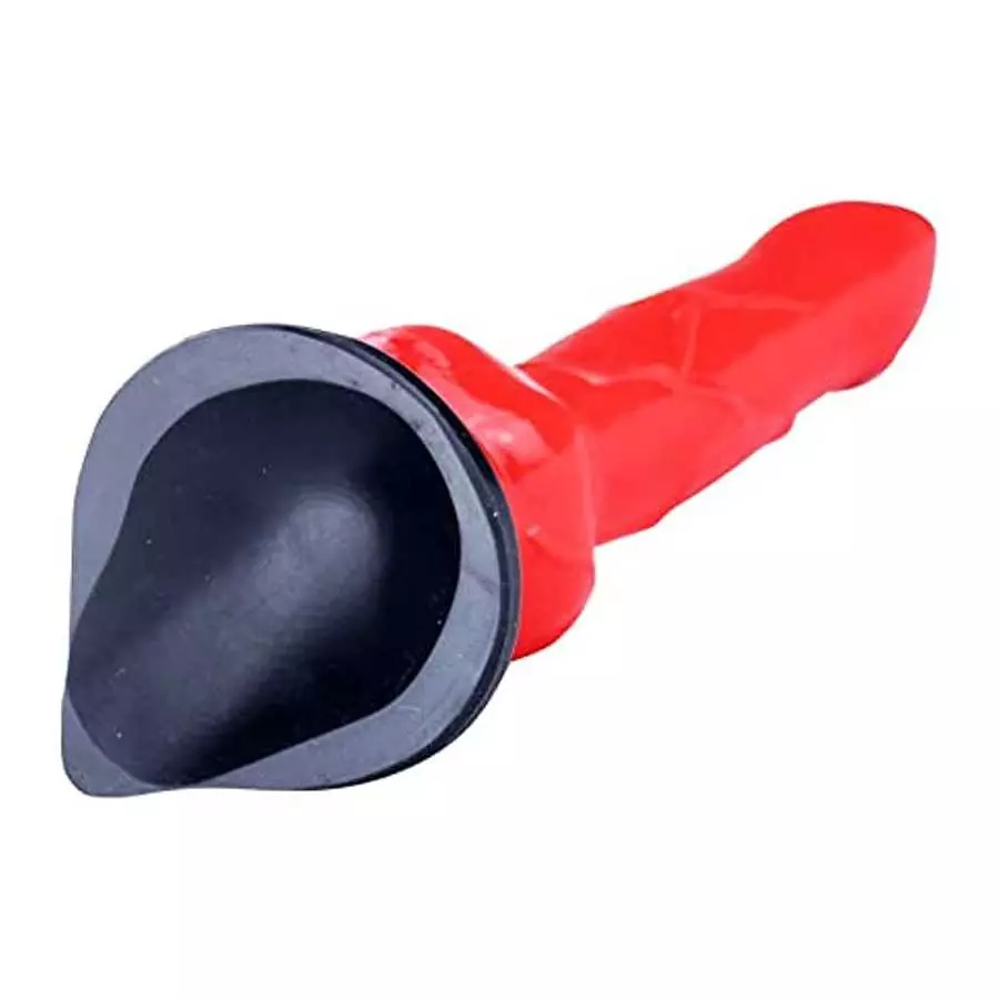 Dog Dildo, Realistic Wolf Suction Cup Dildo 7.6inch Silicone Animal Dildo Anal Plug Toys with Knot for Beginners Women Men and C