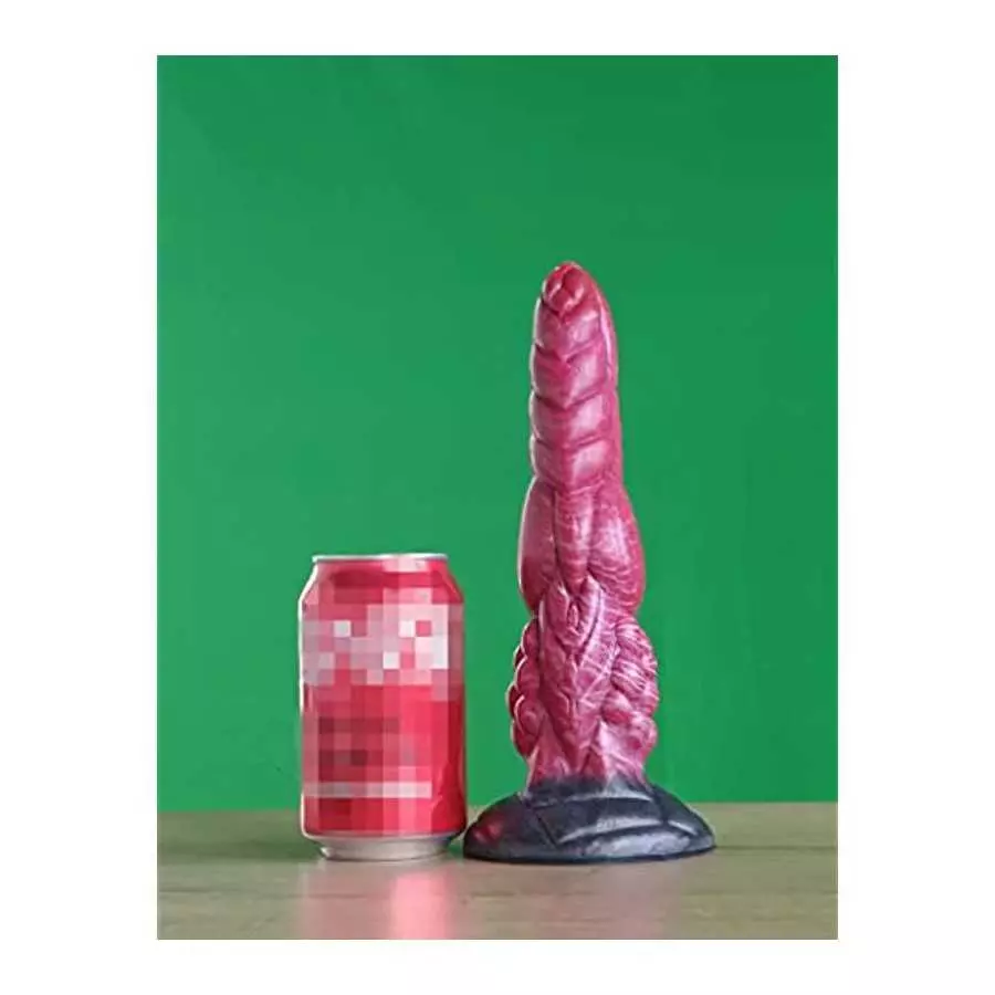 9.5 inch Long Realistic Thick Dragon Dildo with Hands-Free Suction Cup, Big Soft Silicone Ailen Dildos Anal Plug Toys for Women