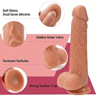 9" Huge Dildos Realistic Dildo with Strong Suction Cup for Women or Men Hands-Free Huge Big Size Anal Dildo with Strong Suction