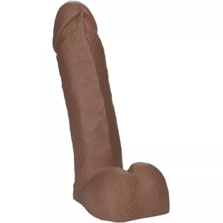 Doc Johnson Vac-U-Lock - The Realistic Cock - 8 Inch - F-Machine and Harness Compatible Dildo - Chocolate Doc Johnson Vac-U-Lock - The Realistic Cock - 8 Inch - F-Machine and Harness Compatible Dildo - Chocolate