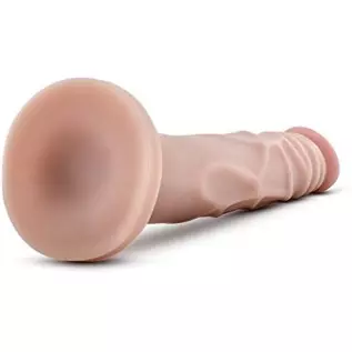 Eden - 7 Inch Realistic 1.35" Slim Dildo - Sturdy Strap On Compatible Suction Cup For Hands Free Play - Great For Pegging - Soft Eden - 7 Inch Realistic 1.35" Slim Dildo - Sturdy Strap On Compatible Suction Cup For Hands Free Play - Great For Pegging - Soft