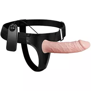 Realistic Strap-on Vibrating Dildo Wearable Hollow Dildos Adult Sex Toys, Not for Women Realistic Strap-on Vibrating Dildo Wearable Hollow Dildos Adult Sex Toys, Not for Women