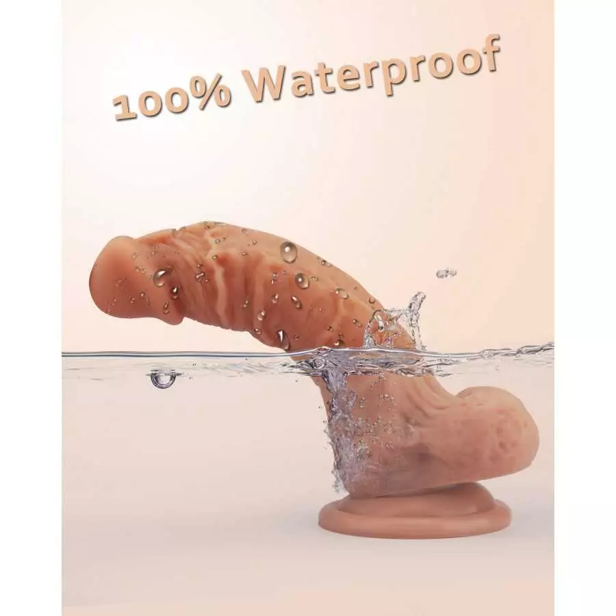 Silicone Realistic Dildo with Strong Suction Cup, Soft Anal Dildo for Women Men Gay Body-Safe Material Lifelike Penis, Dildos Se