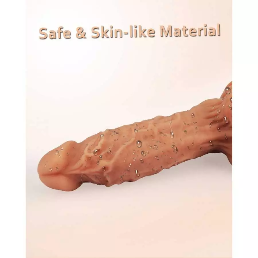 Silicone Realistic Dildo with Strong Suction Cup, Soft Anal Dildo for Women Men Gay Body-Safe Material Lifelike Penis, Dildos Se