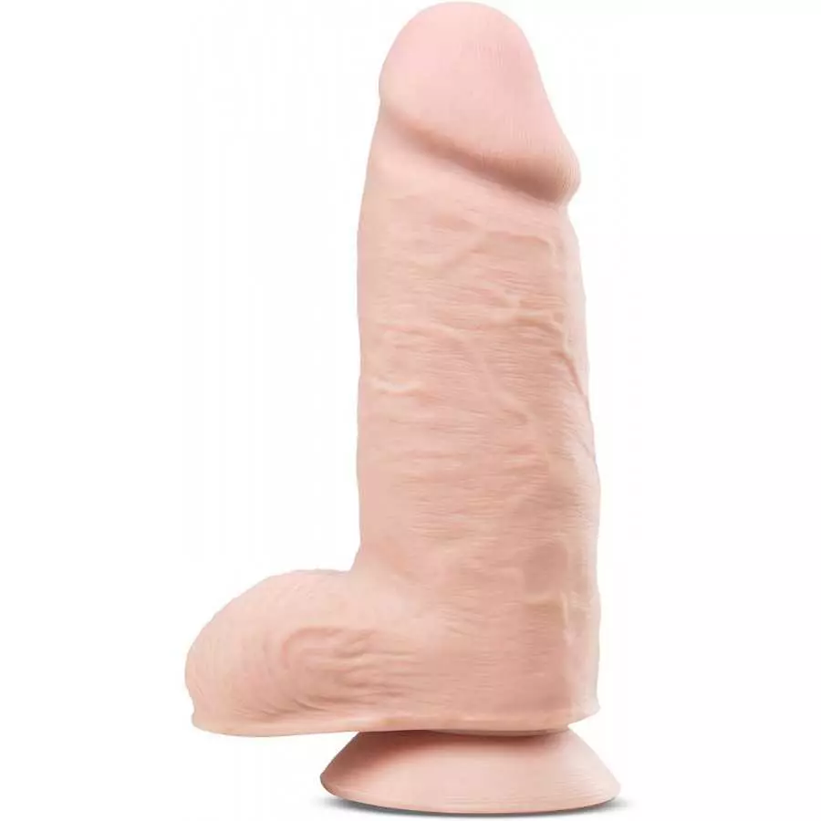Blush Au Naturel 10 Inch 2.75 Pound Extra Thick Realistic Sensa Feel Soft Dual Density Dildo with Suction Cup - Vanilla