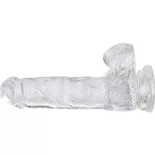 Realistic Thrusting Dildo Vibrator, 8.3'' Liquid Silione Telescopic Penis with Strong Suction Cup for G-spot Clitoral Anal Stimu