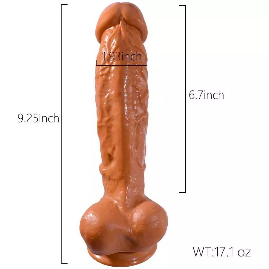 Realistic Huge Dildo with Suction Cup Sex Toy for Women (JUST Dildo)