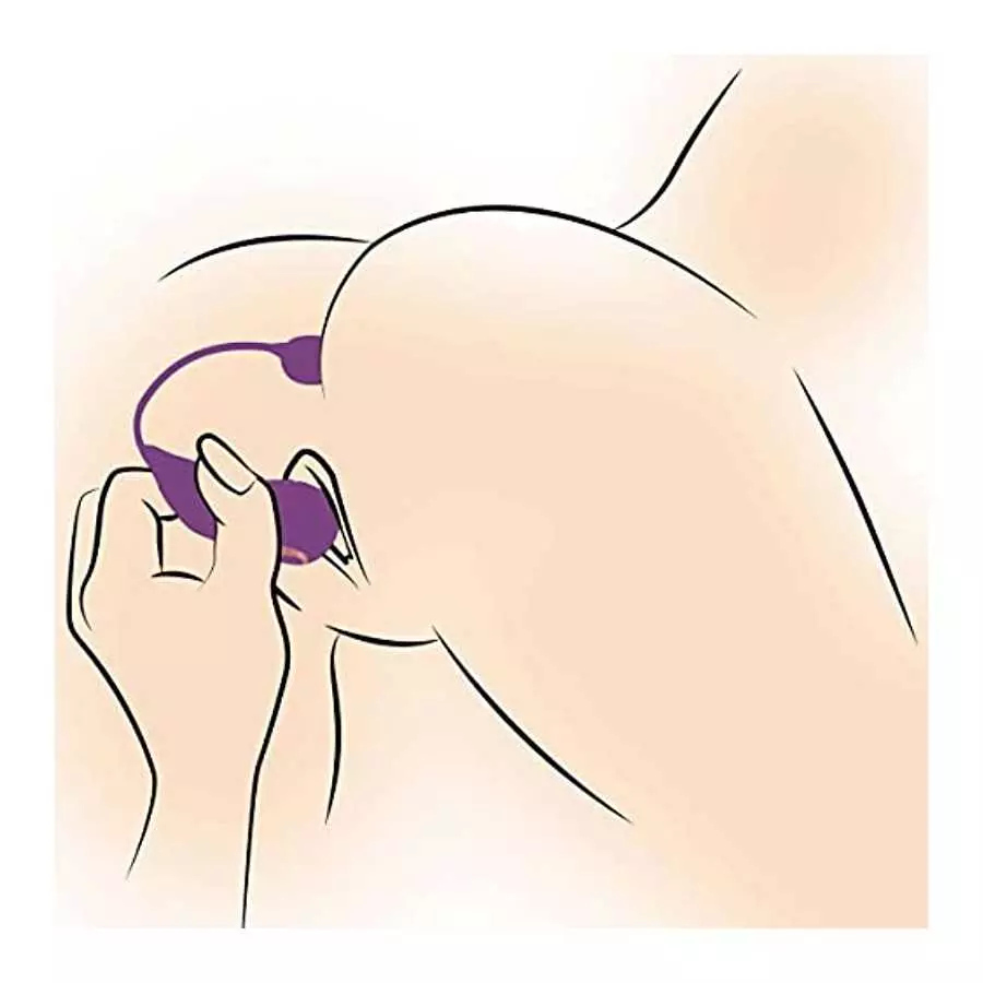 Inmi Slim Pulse 7X Pulsating Silicone Clit Stimulator and Vibrating Egg