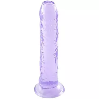 7.9 in Realistic Dildo,Purple Dildo with Strong Suction Cup for Hands-Free Play,Sex Toy for Women