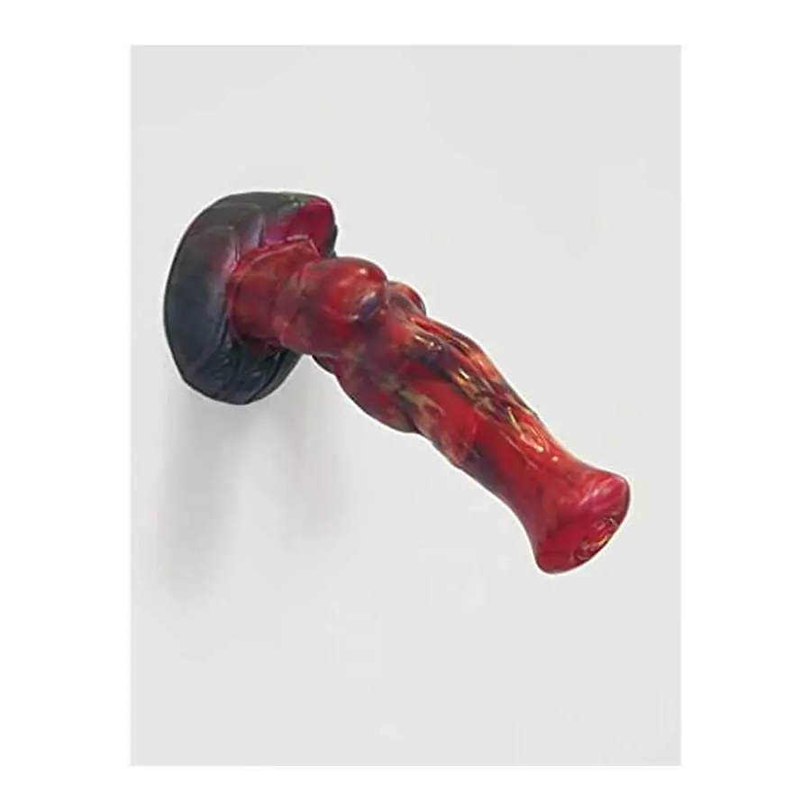 Realistic Thick Horse Dildo with Suction Cup, 9.5 inch Large Dragon Black Silicone Anal Butt Plug Adult Toys Dildo for Women and