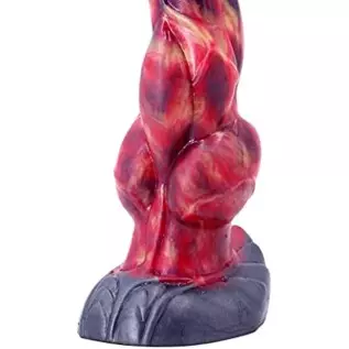 Realistic Thick Horse Dildo with Suction Cup, 9.5 inch Large Dragon Black Silicone Anal Butt Plug Adult Toys Dildo for Women and