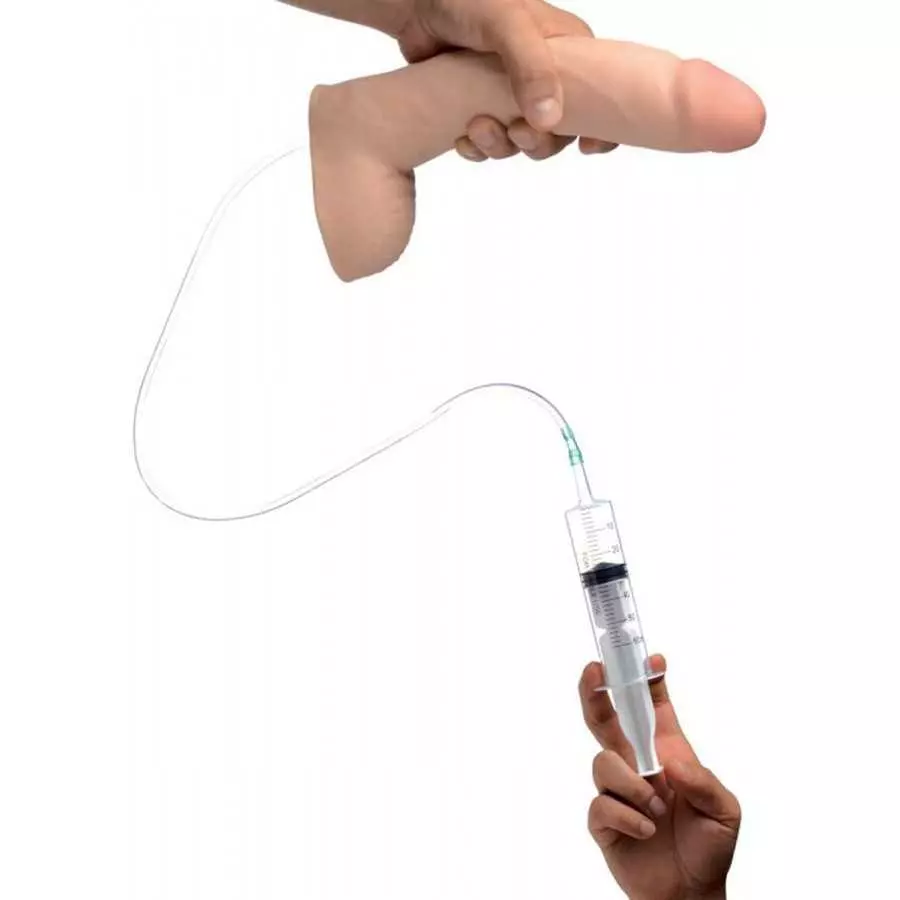 10 Inch Realistic Dual Density Squirting Dildo