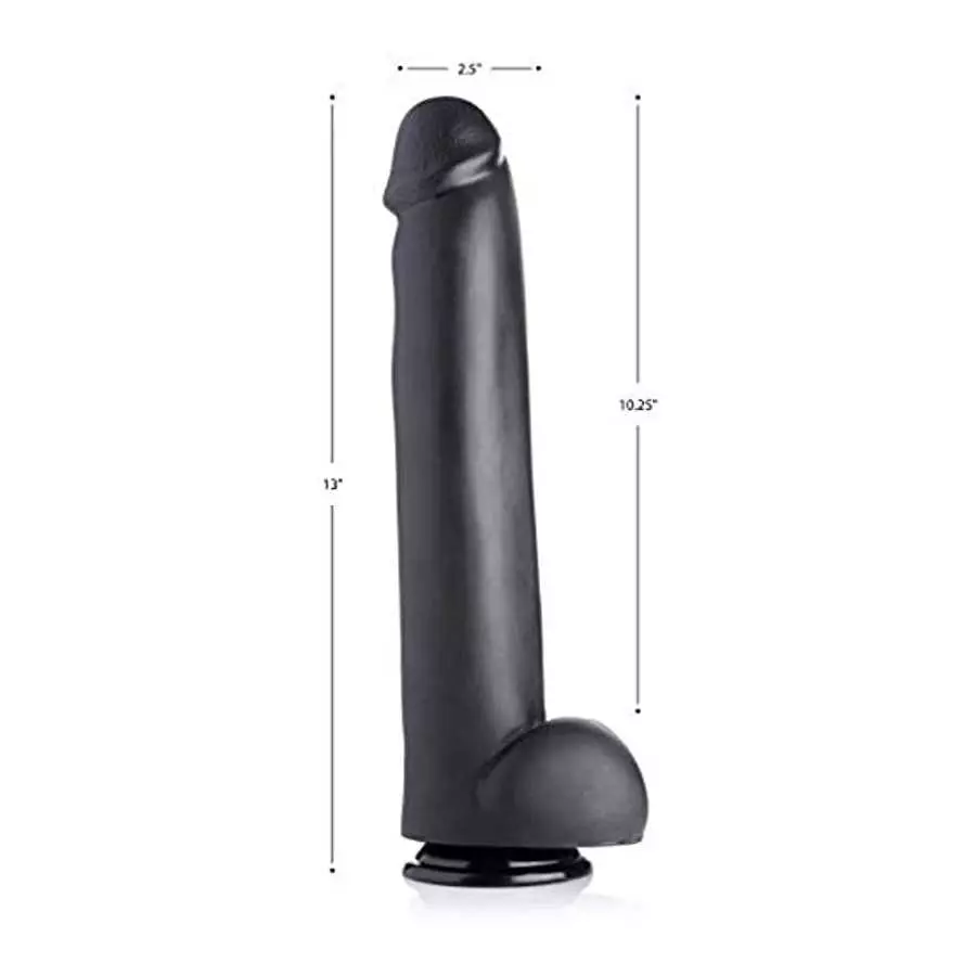 The Master Suction Cup Dildo - Black