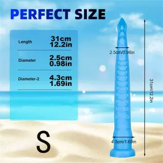 Ocean Monster Tentacle Dildo Realistic Octopus Anal Plug for Women, Flexible Huge Animal Dildo Suction Cup Dildos Toys, Silicone