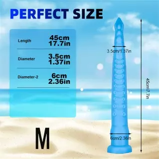 Ocean Monster Tentacle Dildo Realistic Octopus Anal Plug for Women, Flexible Huge Animal Dildo Suction Cup Dildos Toys, Silicone